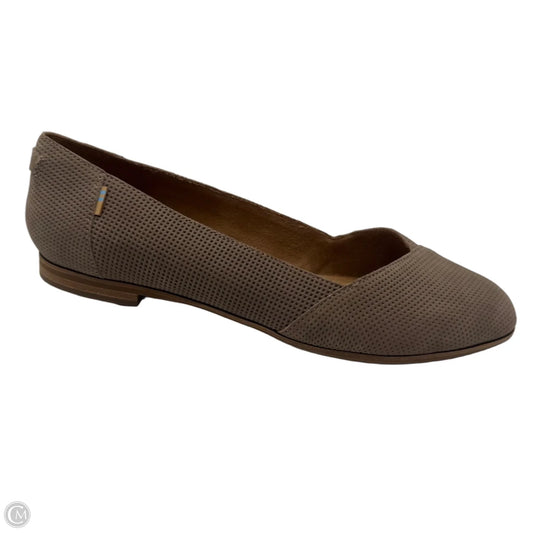 Shoes Flats By Toms In Tan, Size: 8