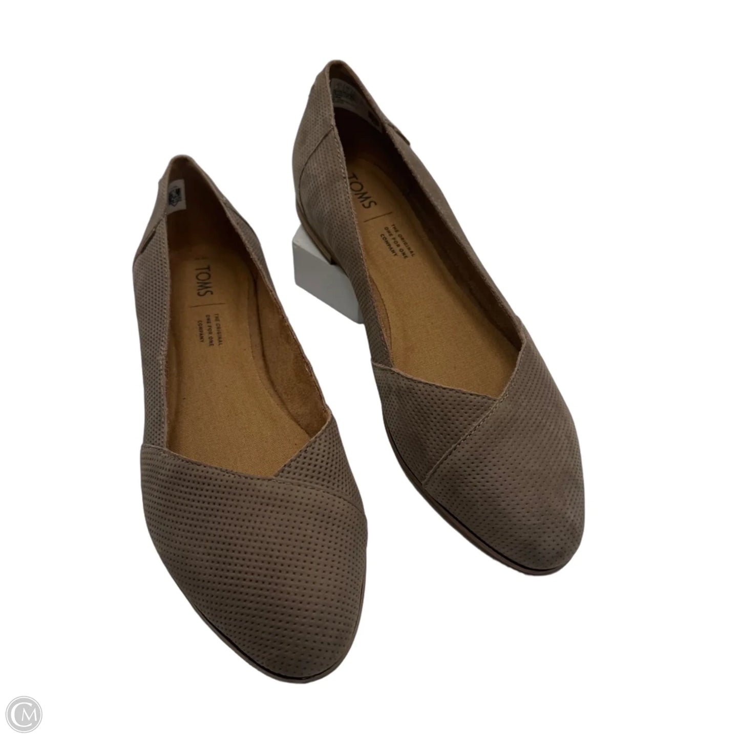 Shoes Flats By Toms In Tan, Size: 8