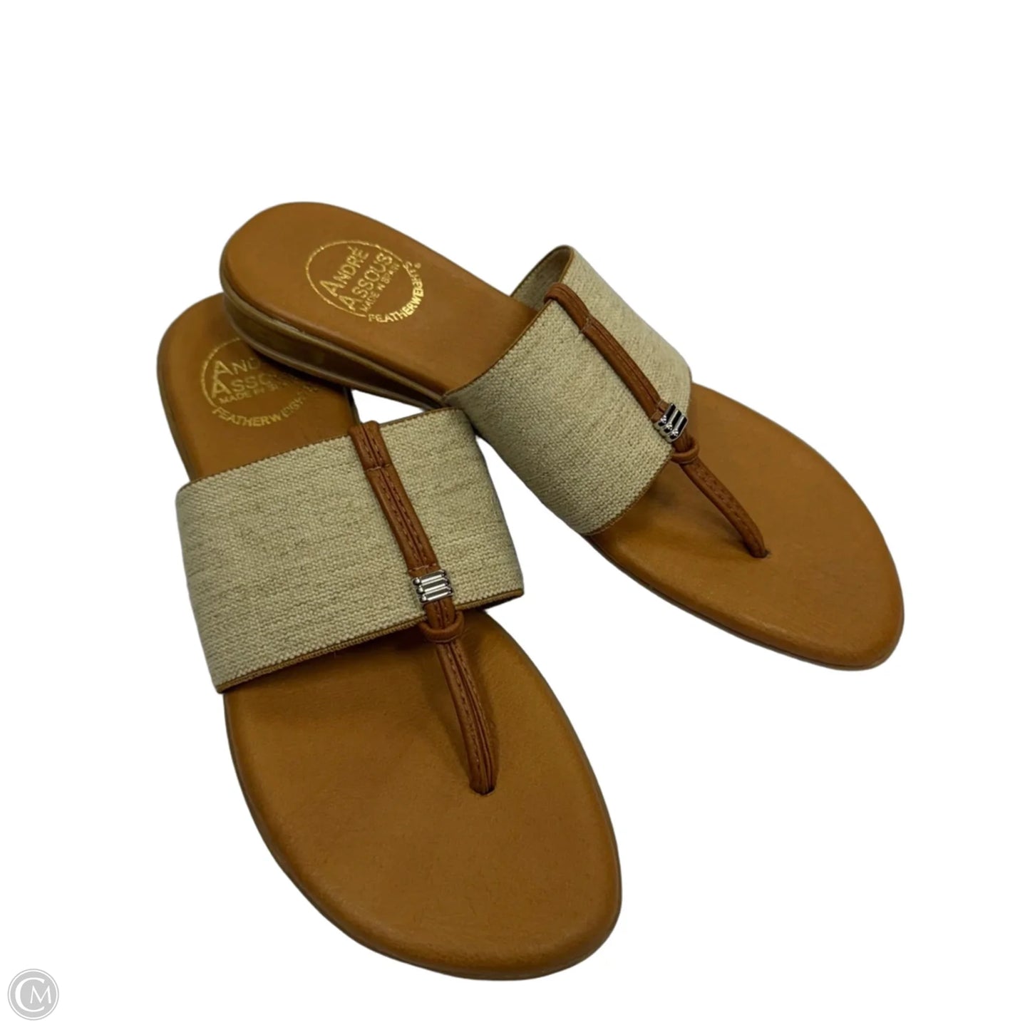Sandals Flats By Cmc In Cream, Size: 8