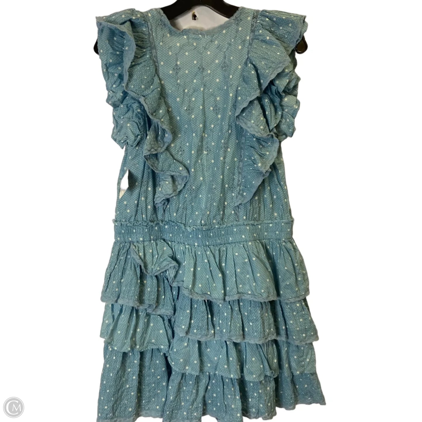 Dress Casual Short By Loveshackfancy In Blue, Size: L