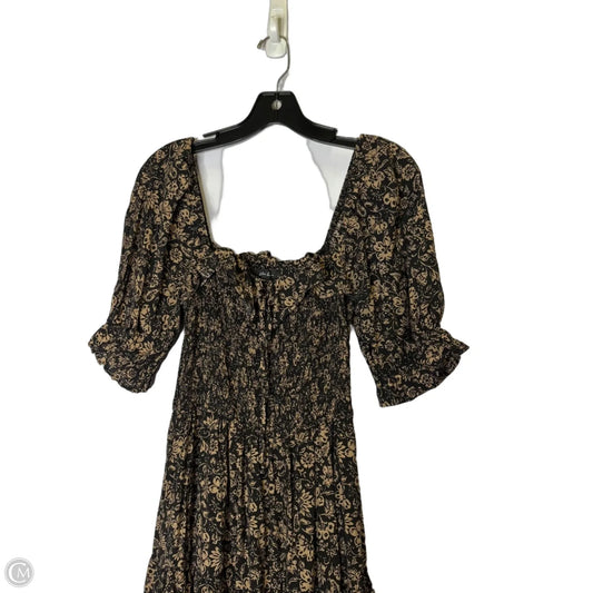Dress Casual Midi By By The River In Brown, Size: M