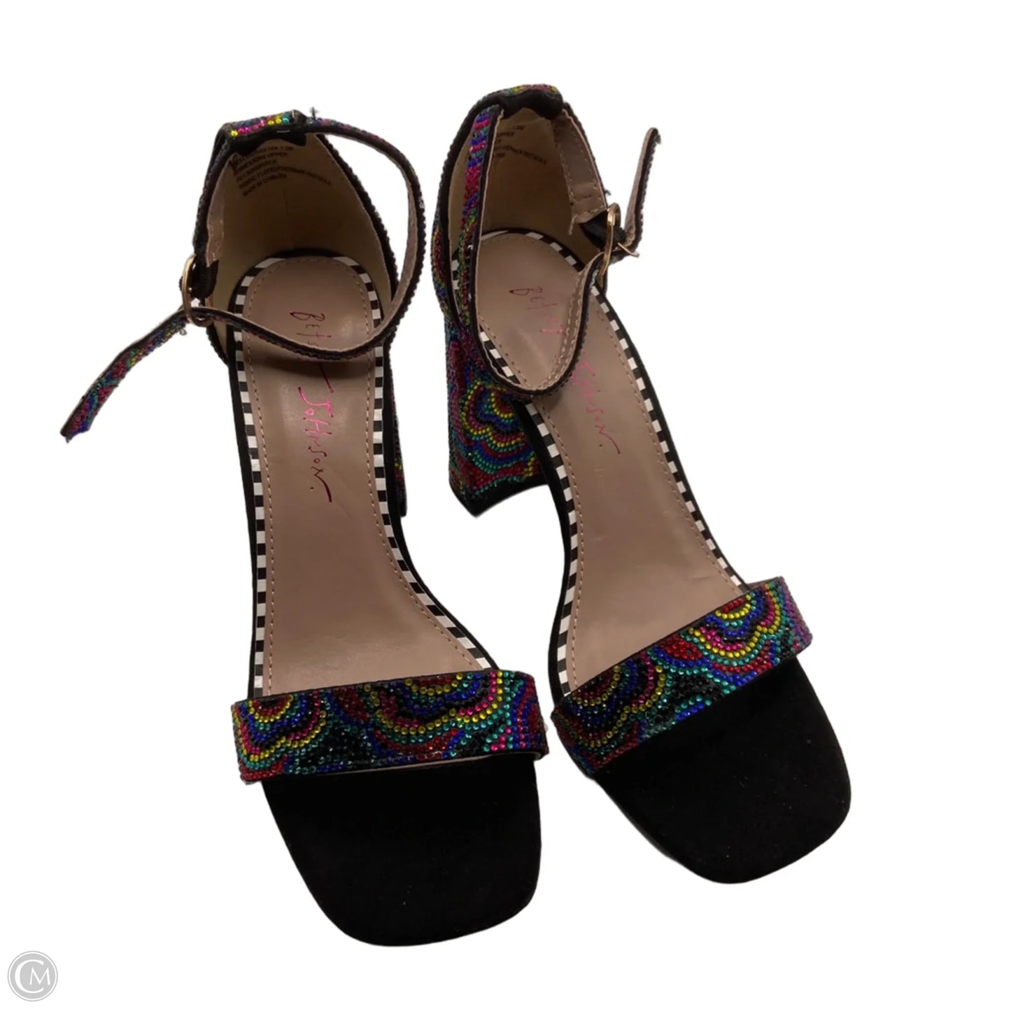 Shoes Heels Block By Betsey Johnson In Black, Size: 7.5