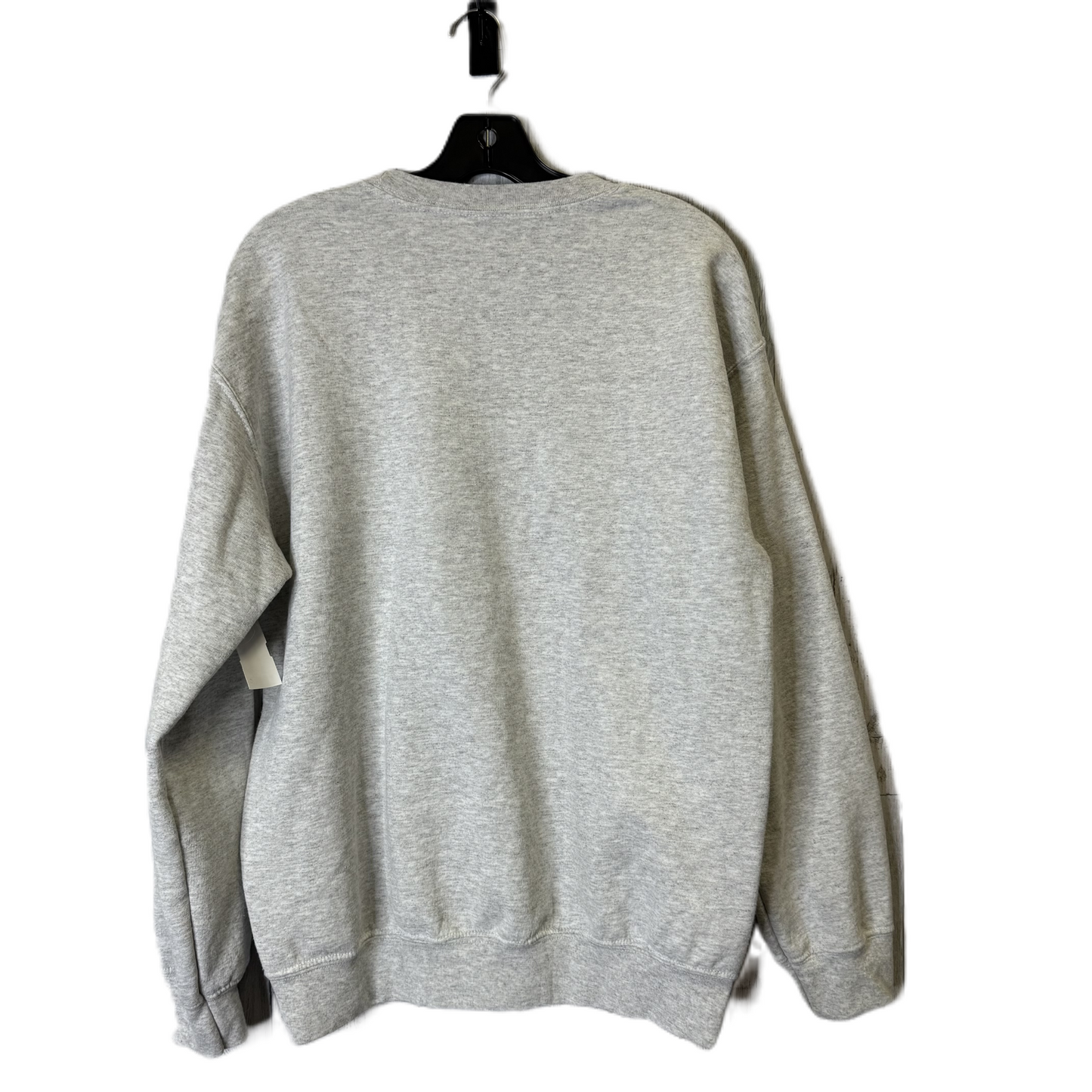 Sweatshirt Crewneck By Gildan In Grey, Size: M