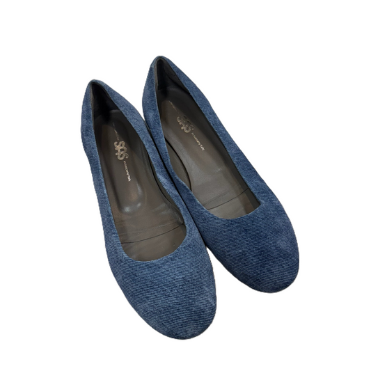 Shoes Flats By Sas In Blue, Size: 8.5