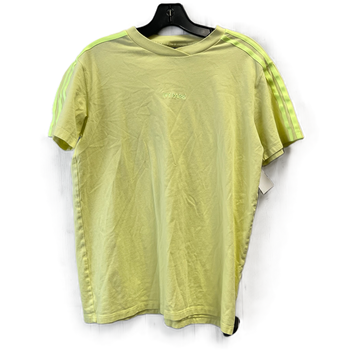 Yellow Athletic Top Short Sleeve By Ivy Park, Size: Xs