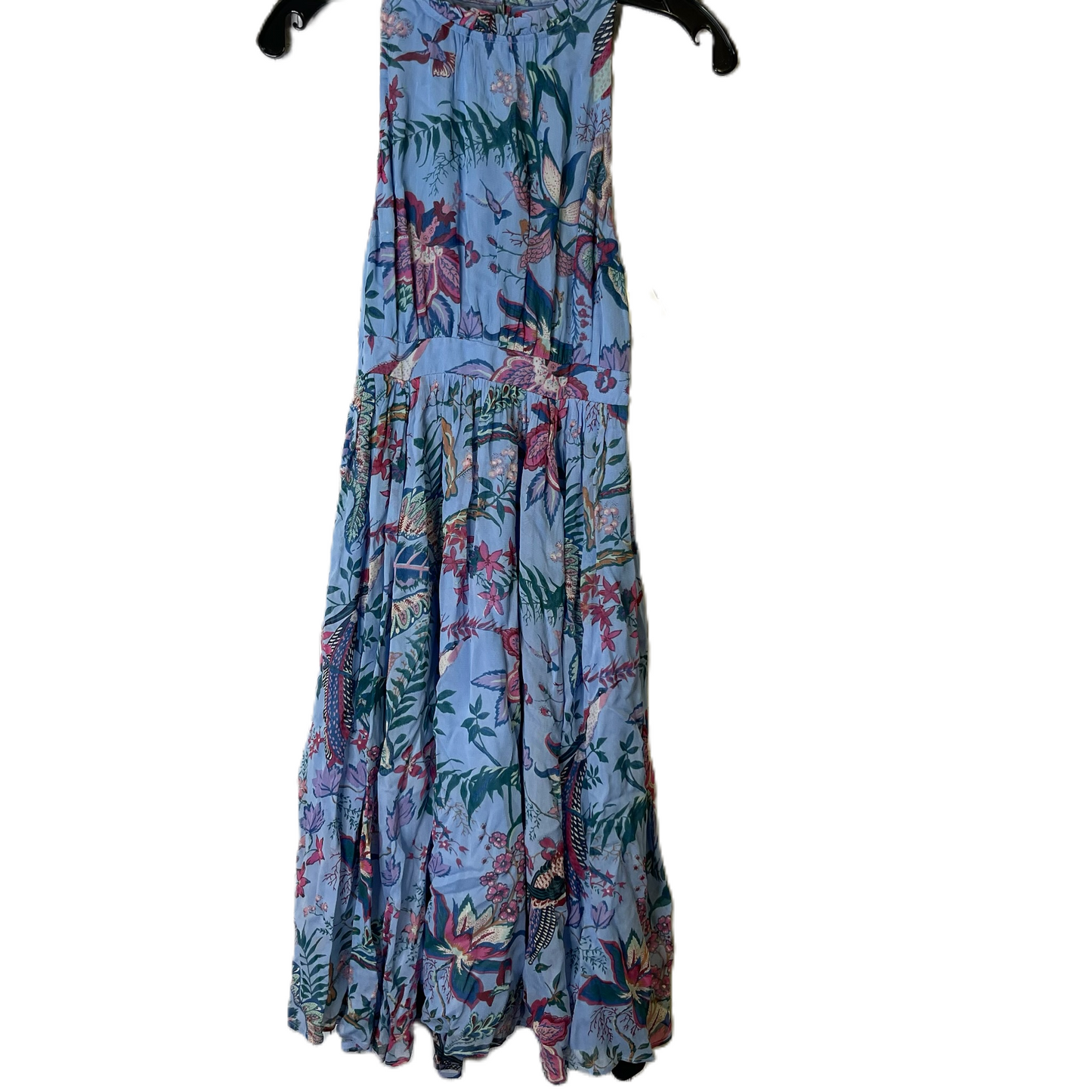 Dress Casual Midi By Anthropologie In Blue, Size: 0r