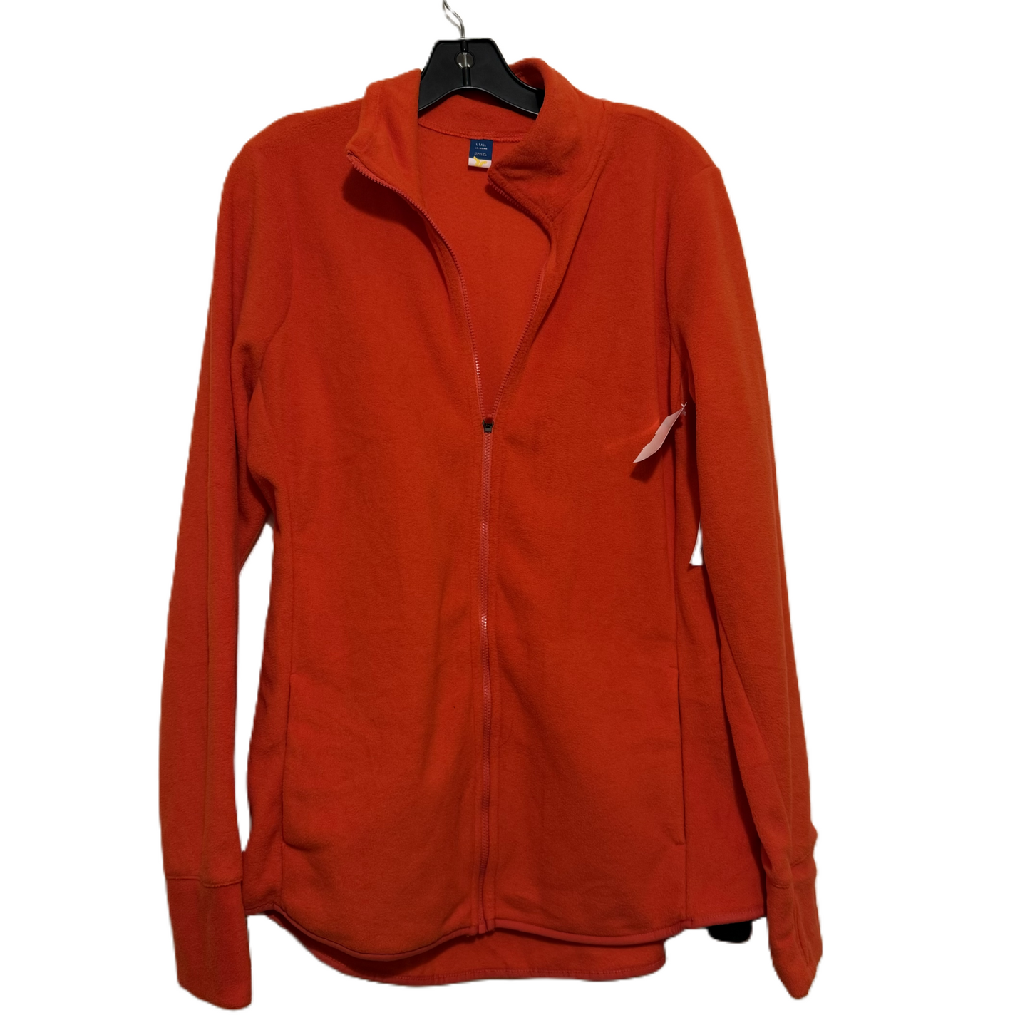 Jacket Fleece By Old Navy In Orange, Size: L