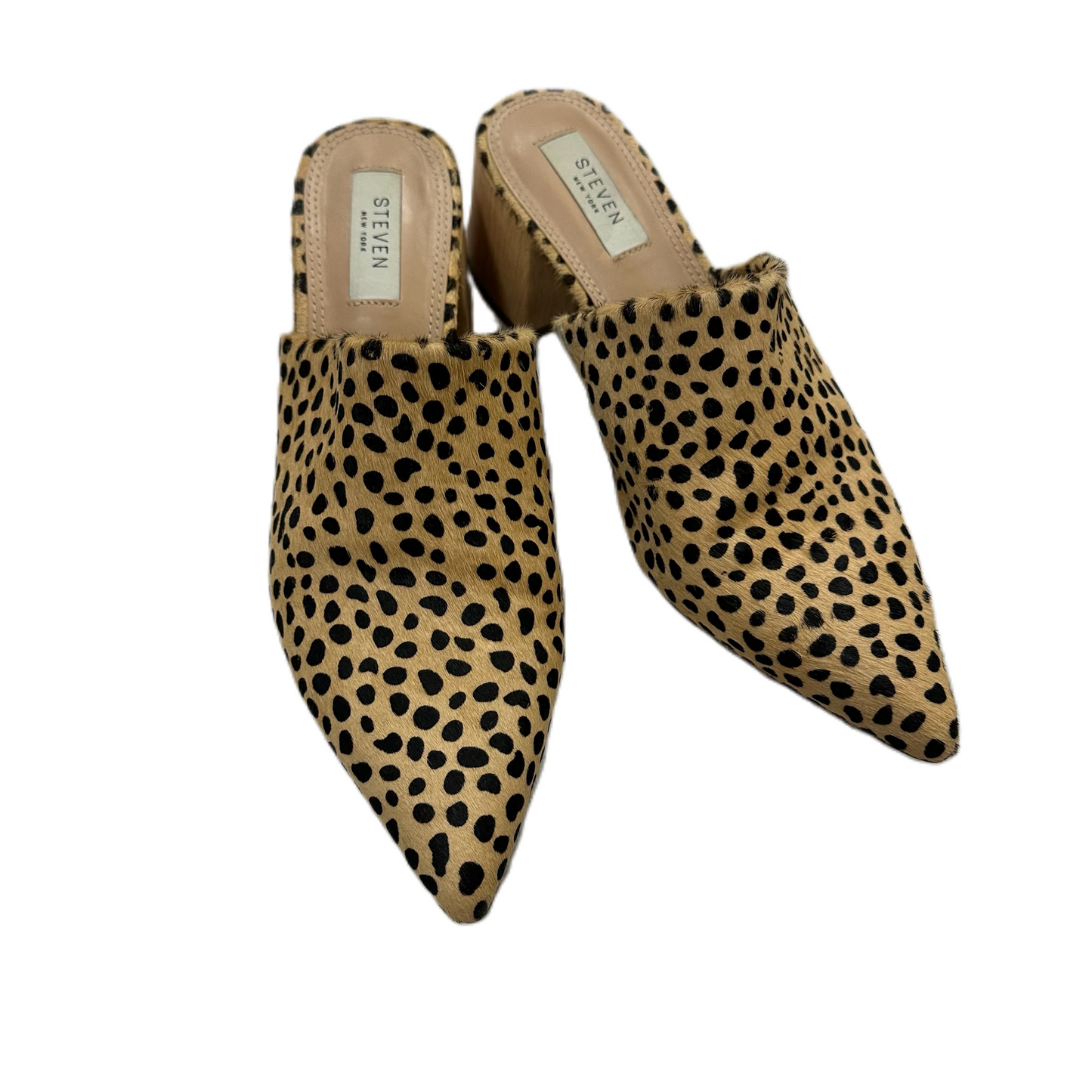 Shoes Heels Block By Steve Madden In Animal Print, Size: 9