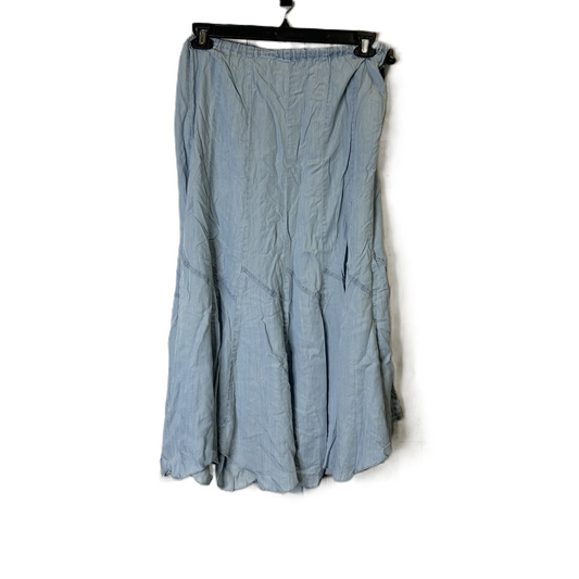 Skirt Midi By Philosophy In Blue Denim, Size: L