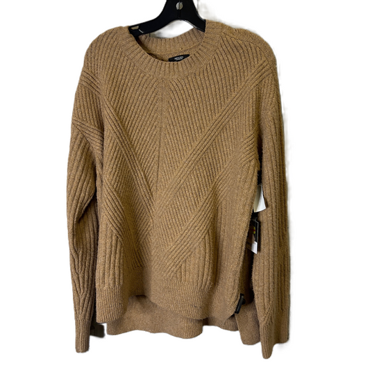 Sweater By Simply Vera In Tan, Size: M