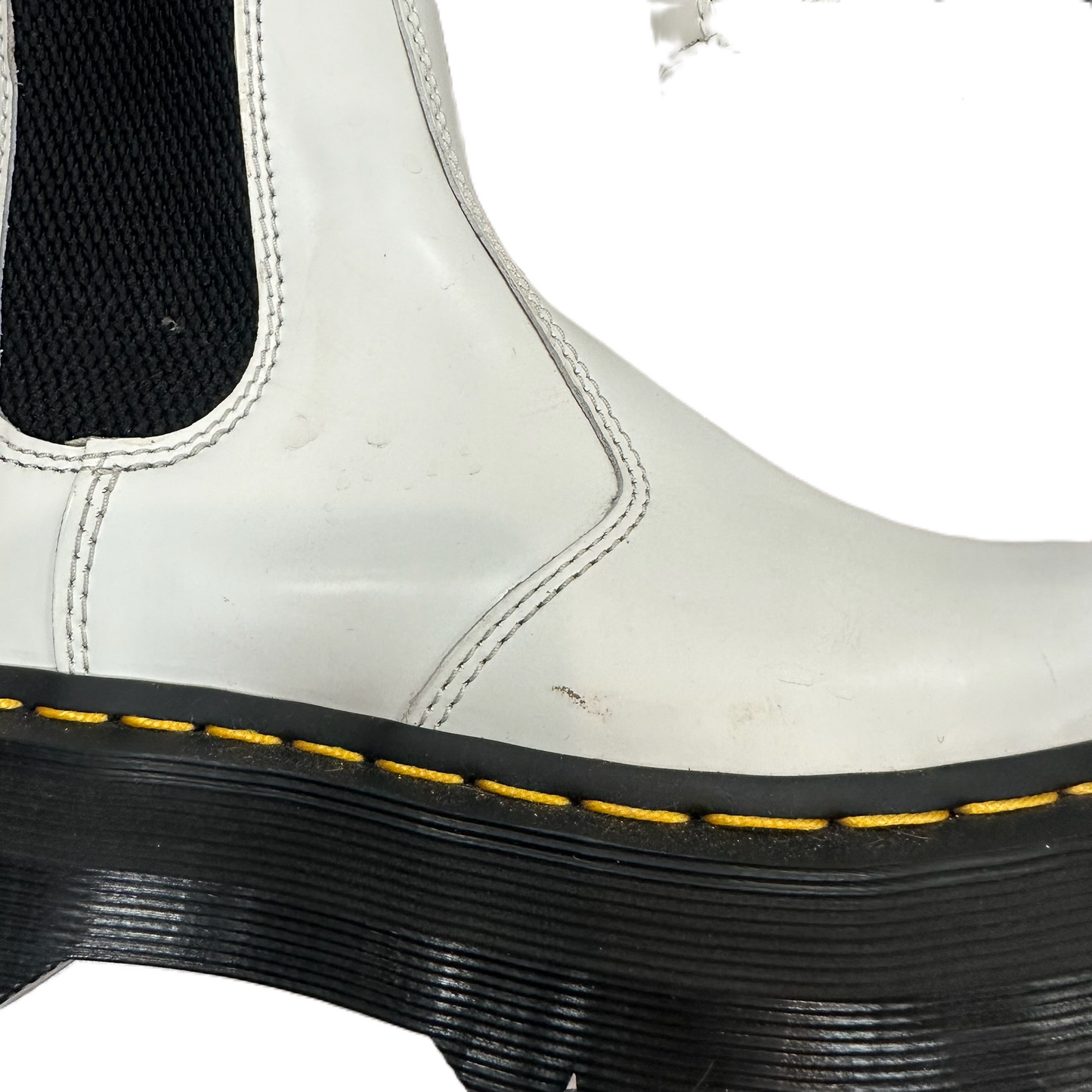 Boots Combat By Dr Martens In White, Size: 6