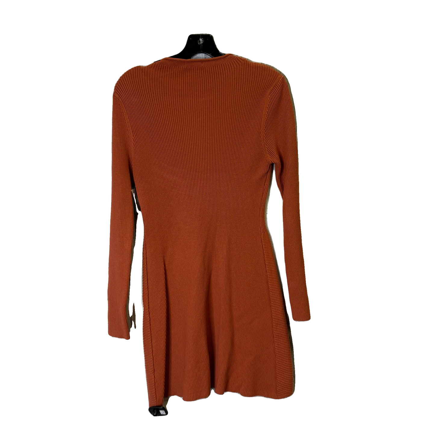Dress Casual Midi By Clothes Mentor In Orange, Size: L