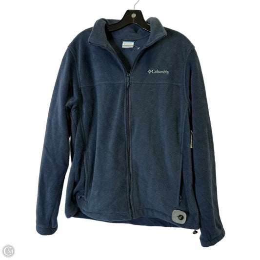 Jacket Fleece By Columbia In Navy, Size: M