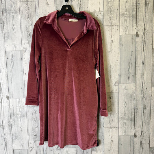 Dress Casual Midi By Entro In Purple, Size: S