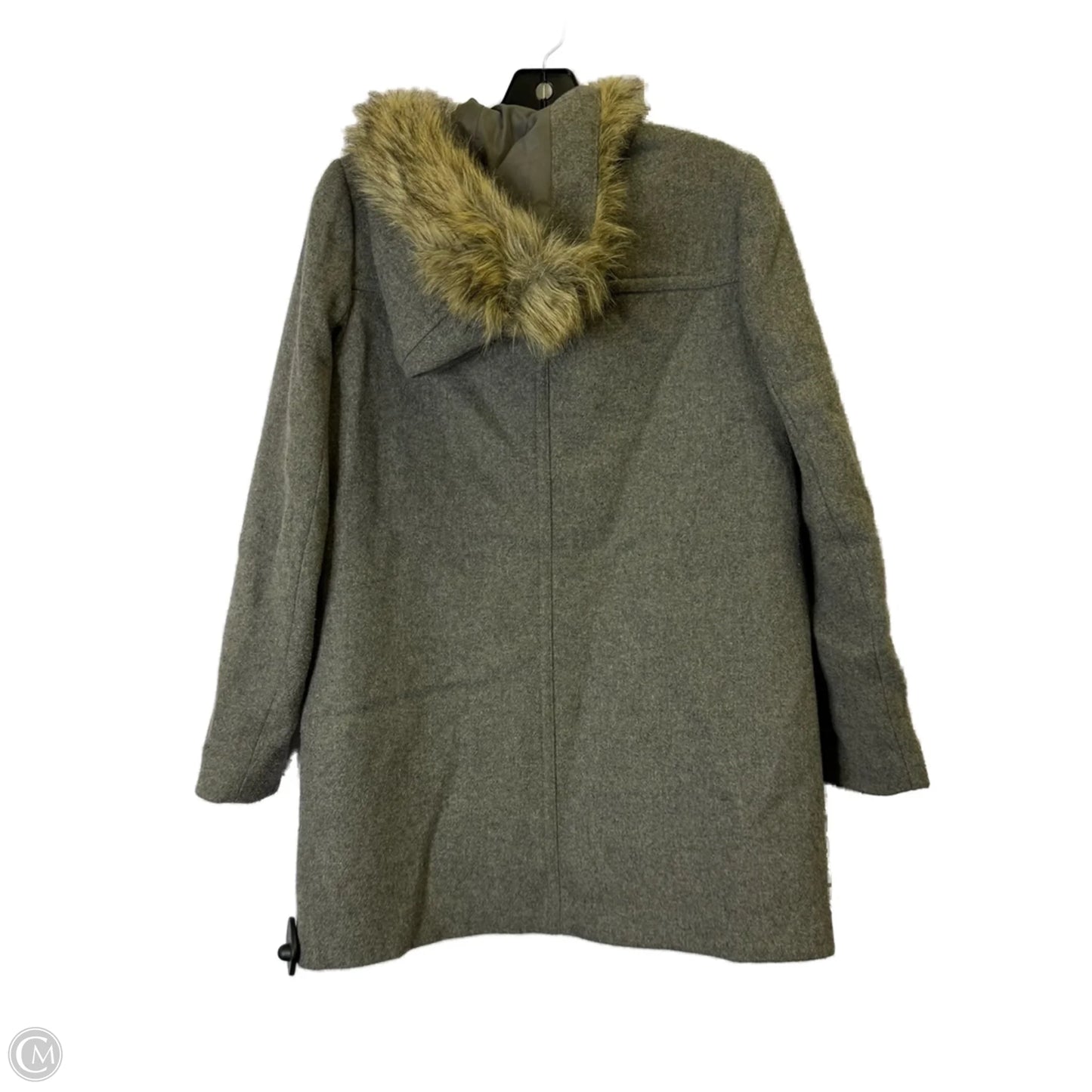 Jacket Fleece By J. Crew In Grey, Size: 2