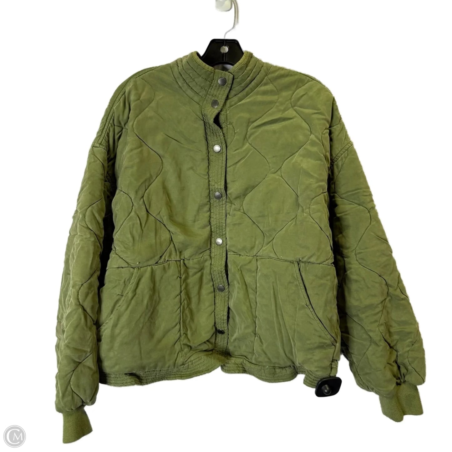 Jacket Puffer & Quilted By Blanknyc In Green, Size: M