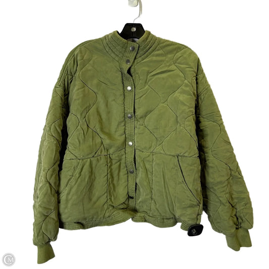 Jacket Puffer & Quilted By Blanknyc In Green, Size: M