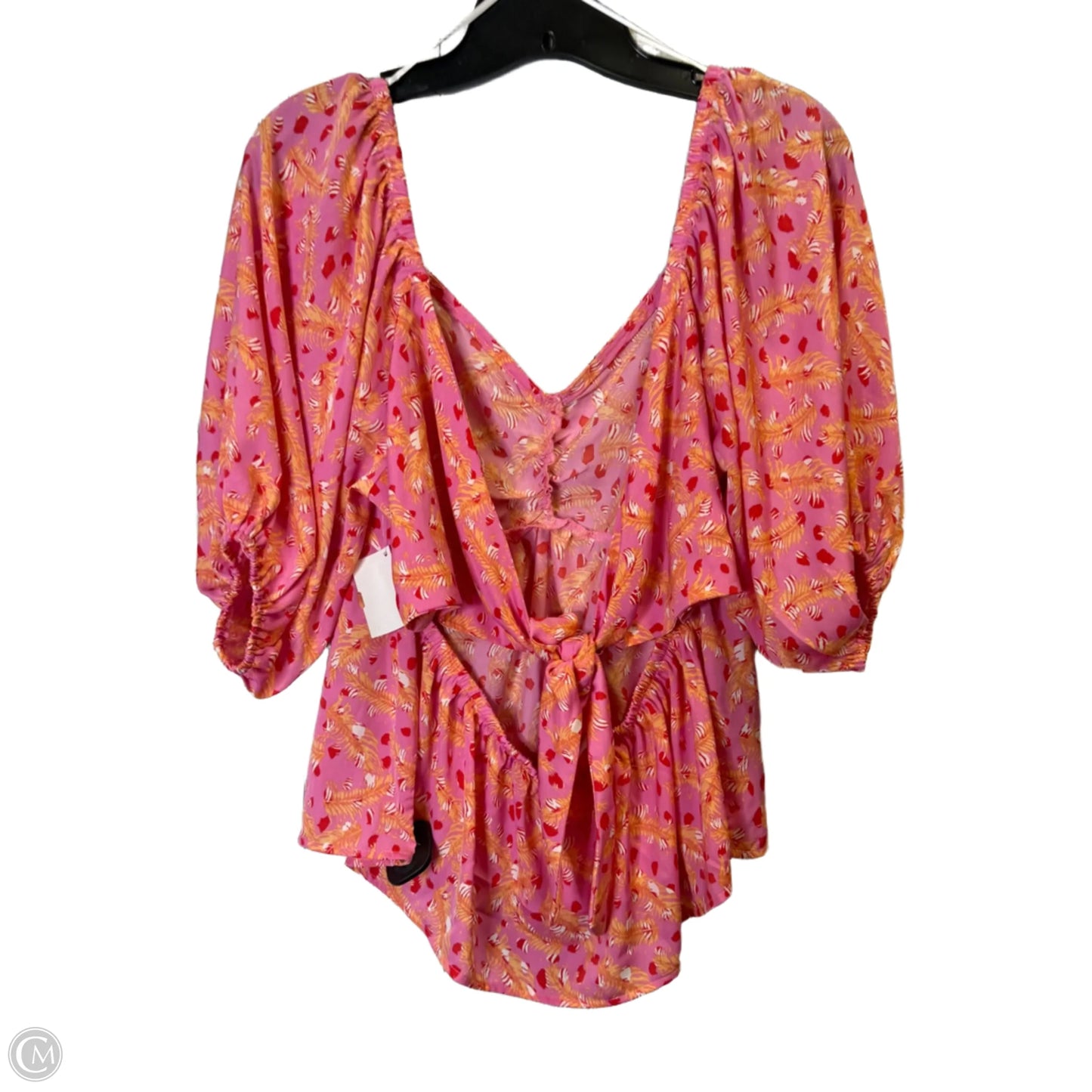 Top Short Sleeve By Clothes Mentor In Pink, Size: M