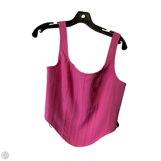 Top Sleeveless By Clothes Mentor In Pink, Size: M