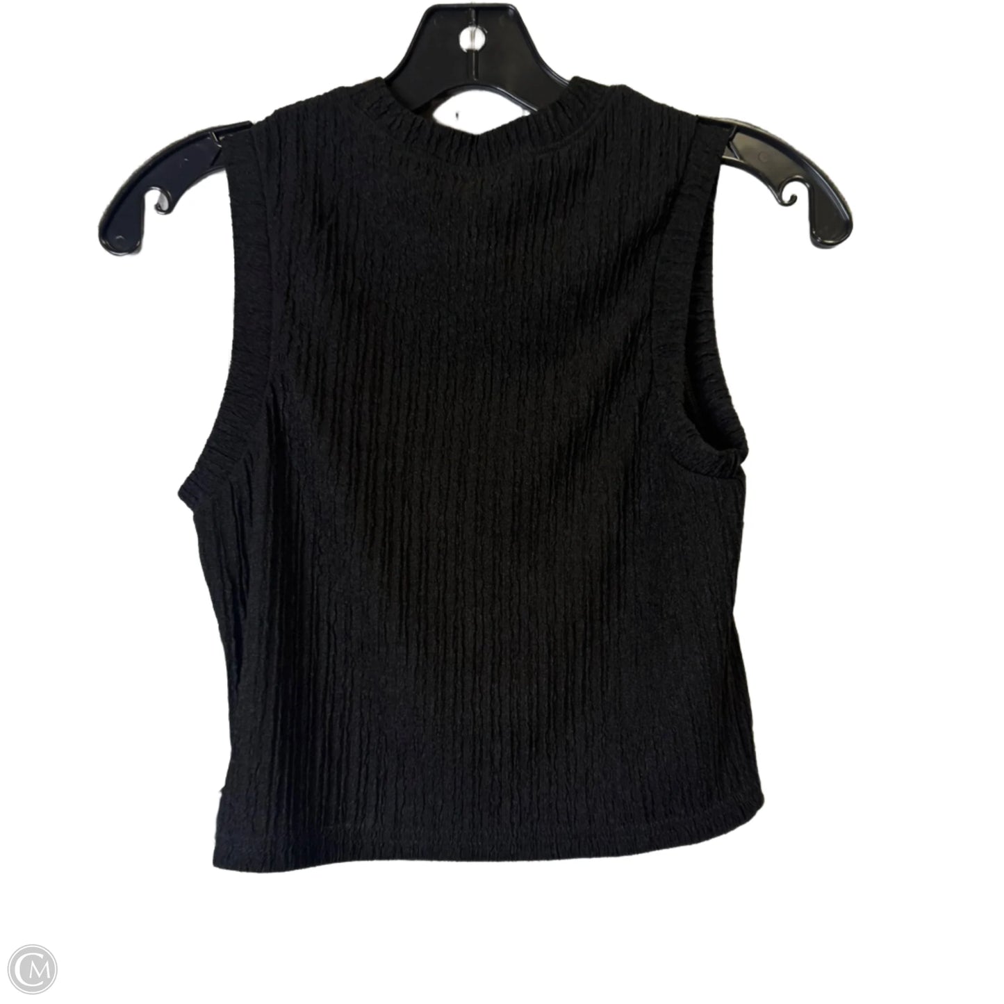 Top Sleeveless By Clothes Mentor In Black, Size: M