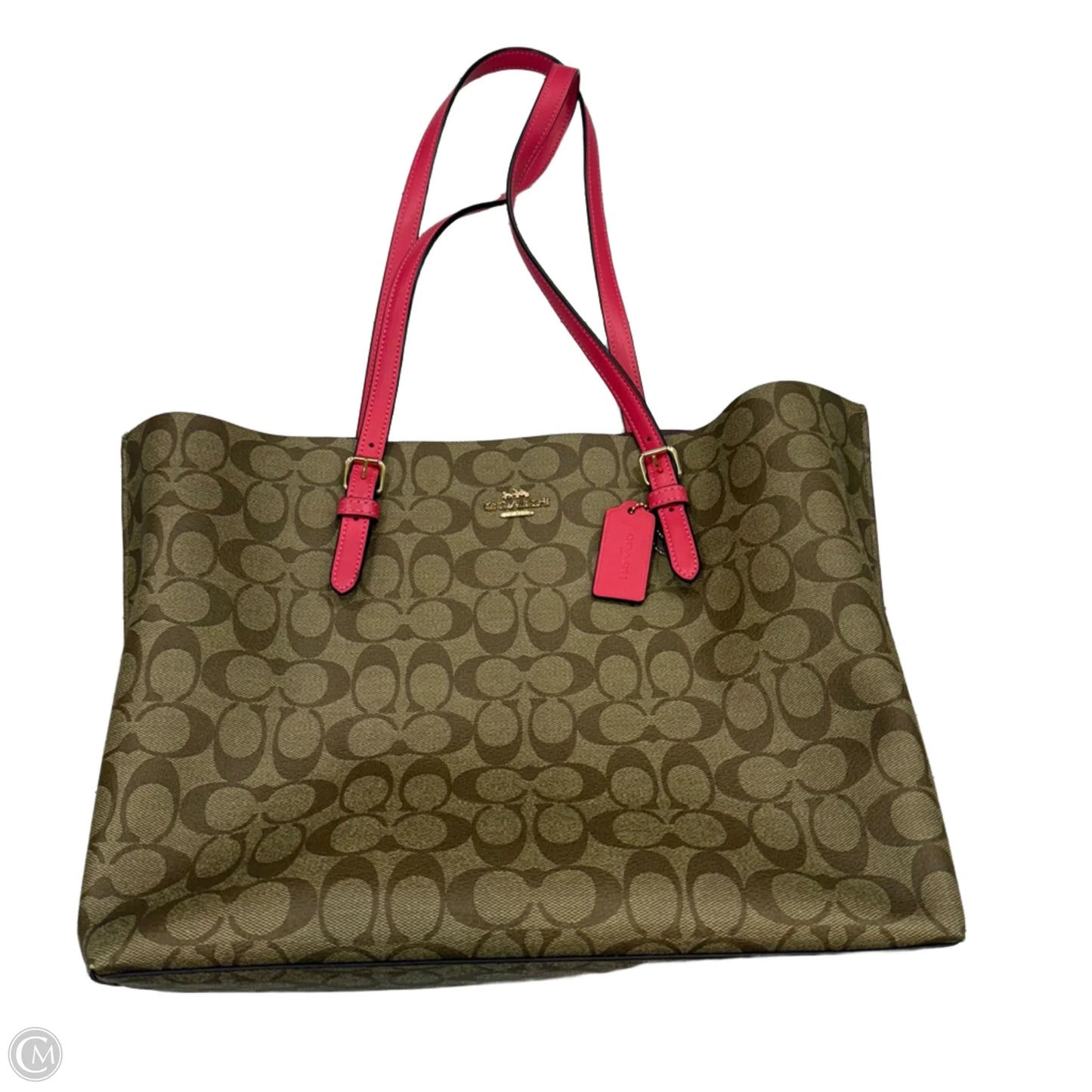 Tote Designer By Coach, Size: Medium