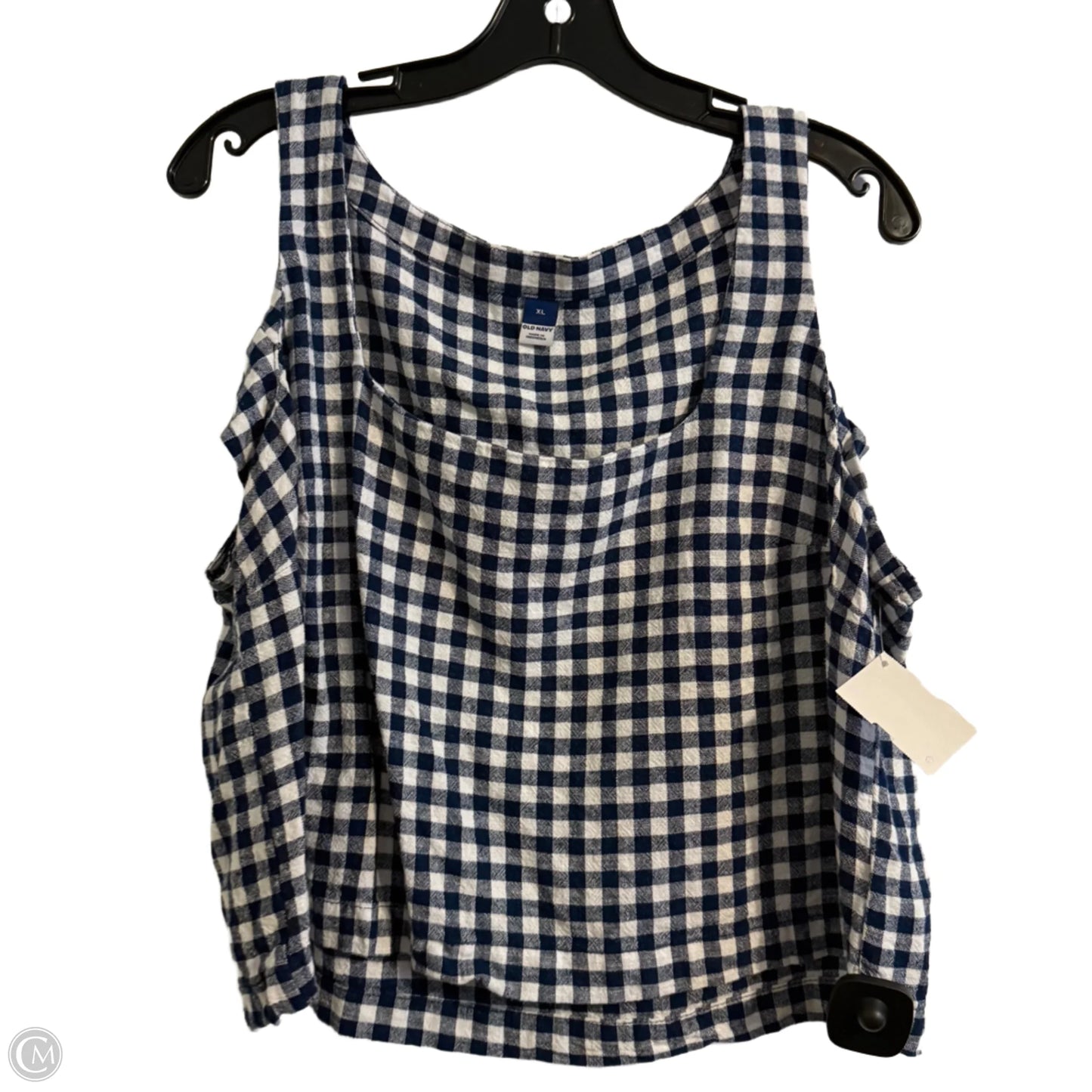 Top Sleeveless By Old Navy In Blue, Size: Xl