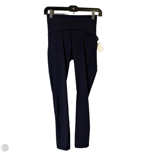 Athletic Leggings By Lululemon In Navy, Size: 4