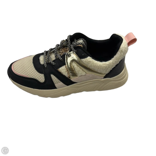 Shoes Sneakers By Clothes Mentor In Black & Cream, Size: 9