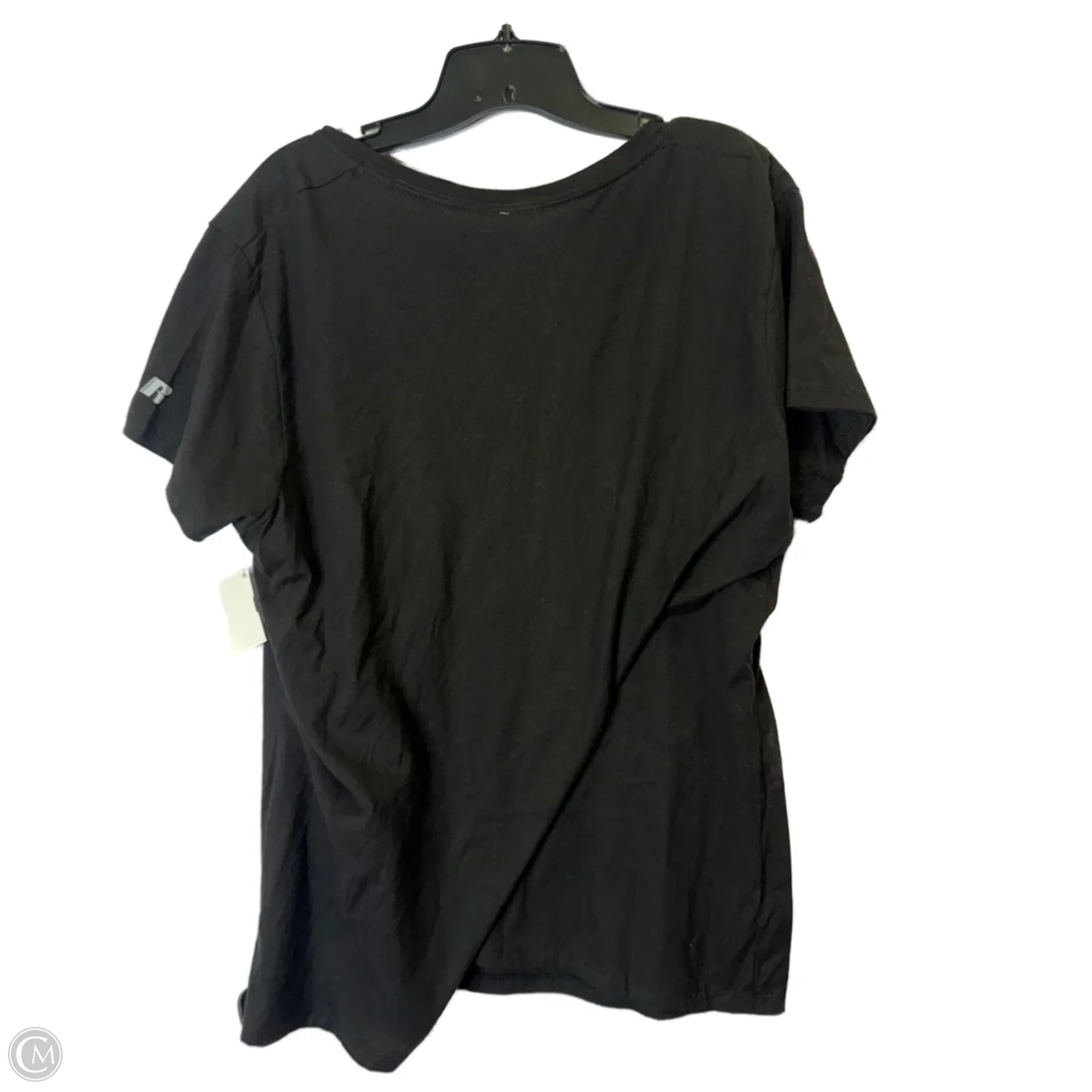 Top Short Sleeve Basic By Clothes Mentor In Black, Size: 2x