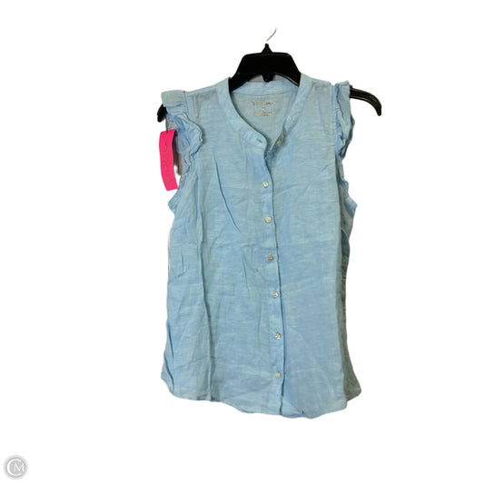 Top Sleeveless By Lilly Pulitzer In Blue, Size: S