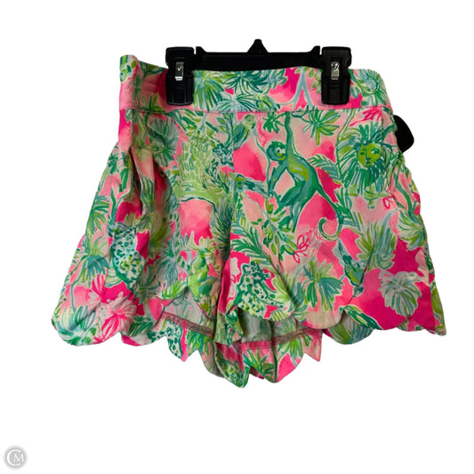 Shorts By Lilly Pulitzer In Green & Pink, Size: S