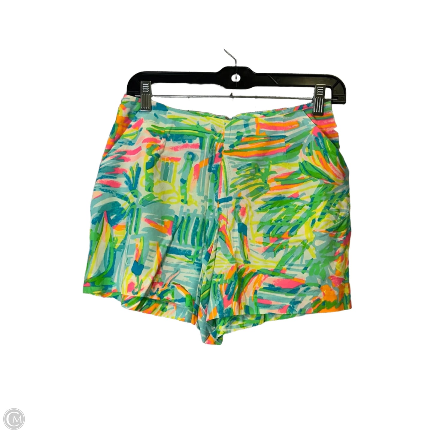 Shorts By Lilly Pulitzer In Green & Yellow, Size: 2