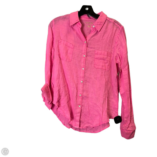 Top Long Sleeve By Lilly Pulitzer In Pink, Size: Xs