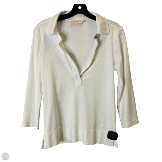 Top Long Sleeve By Cmc In White, Size: M