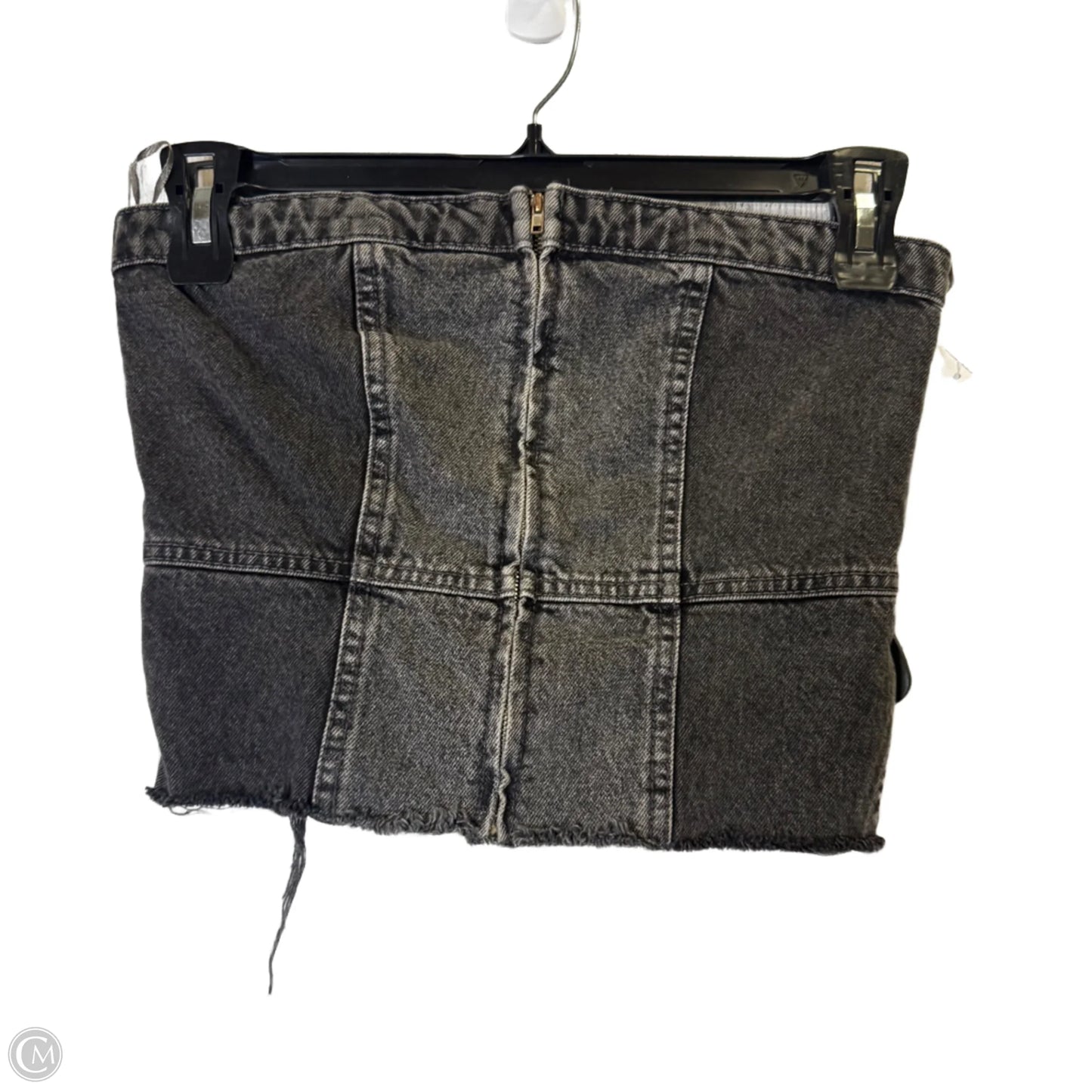 Top Sleeveless By Zara In Grey Denim, Size: S