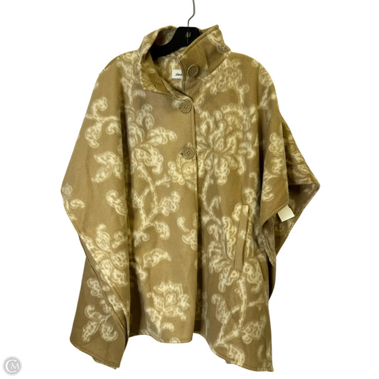 Shawl By Clothes Mentor In Tan, Size: Osfm