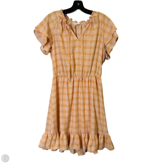 Dress Casual Midi By Lc Lauren Conrad In Orange, Size: M
