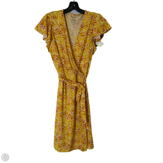 Dress Casual Midi By Nine West Apparel In Yellow, Size: M