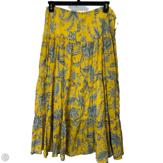Skirt Maxi By Chaps In Yellow, Size: L