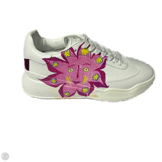Shoes Luxury Designer By Stella Mccartney In Pink & White, Size: 10