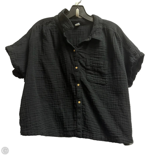 Top Short Sleeve By Old Navy In Black, Size: M