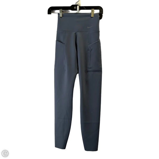 Athletic Leggings By Nike Apparel In Blue, Size: Xs