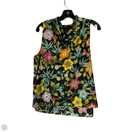 Top Sleeveless By J. Crew In Floral Print, Size: 14