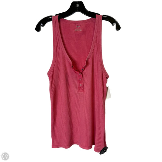 Top Sleeveless Basic By Aerie In Pink, Size: L
