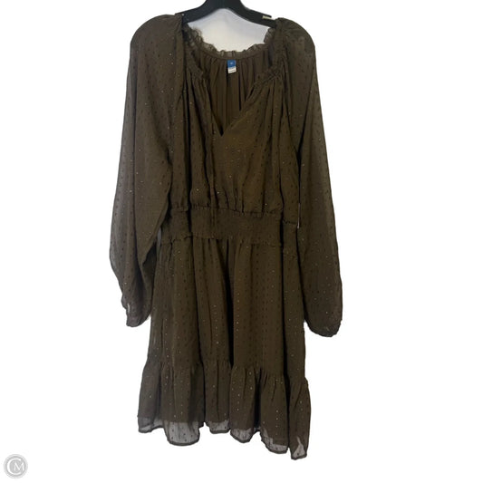 Dress Party Short By Old Navy In Brown, Size: 3x