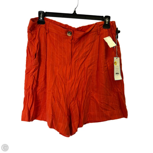 Shorts By Draper James Rsvp In Orange, Size: Xxl