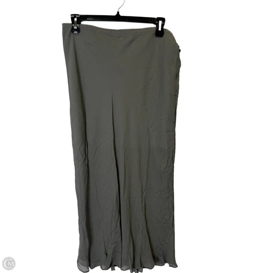 Skirt Maxi By J. Crew In Grey, Size: Xl