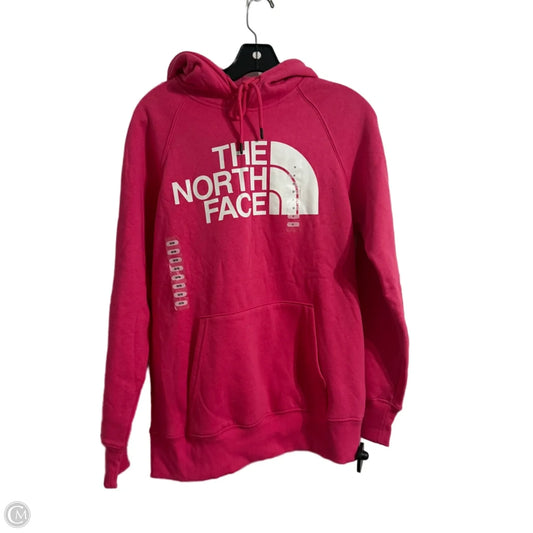 Sweatshirt Hoodie By The North Face In Pink, Size: M