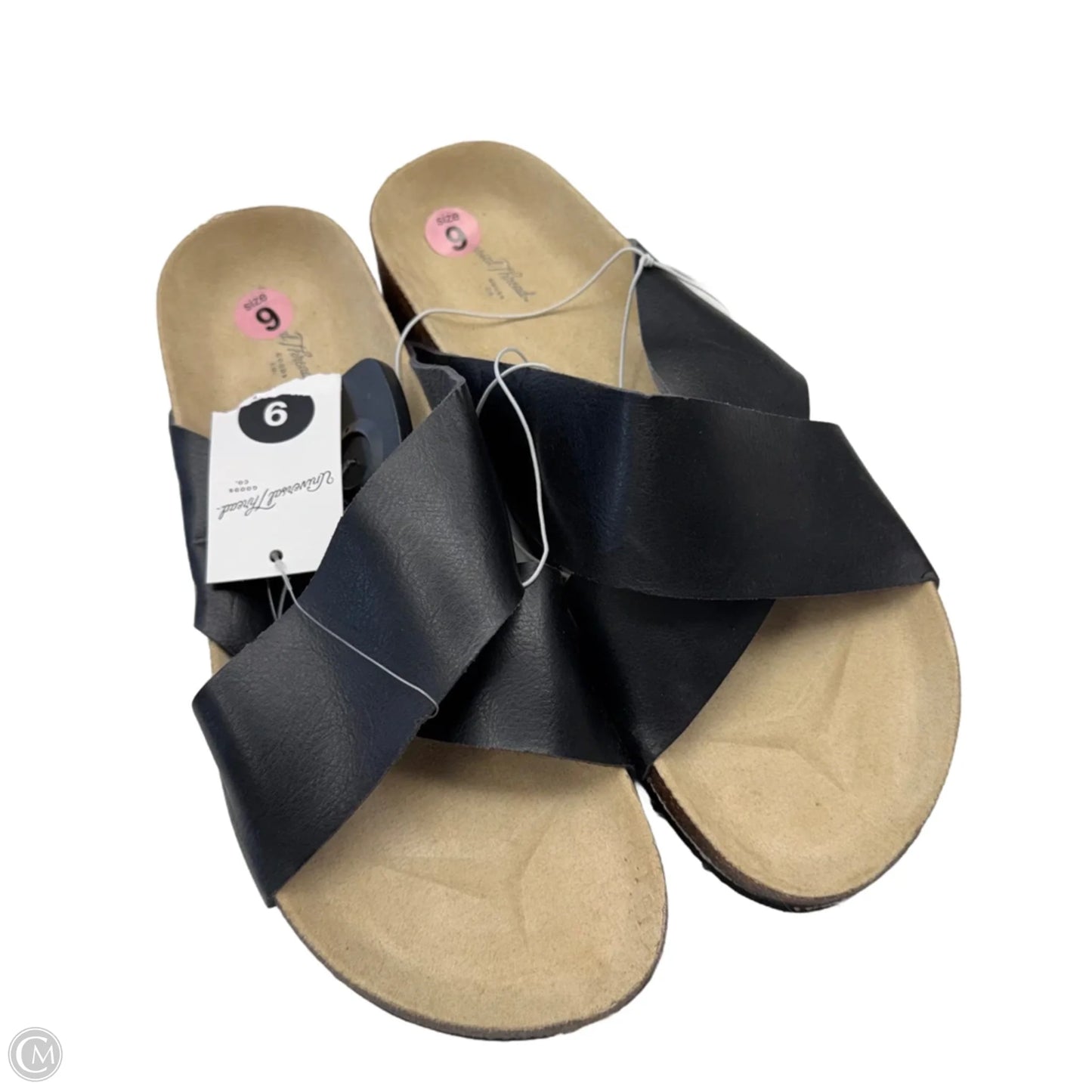 Sandals Flats By Universal Thread In Black, Size: 9