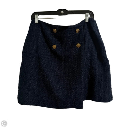 Skirt Mini & Short By Loft In Navy, Size: 12p